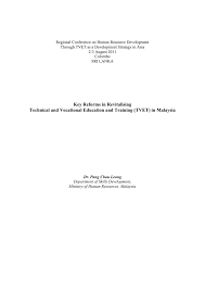 Technical and vocational education and training (tvet), in particular is seen to be instrumental in achieving the goals and objectives of the ntp.1,2,3. Tvet In Malaysia Tertiary And Vocational Education Commission