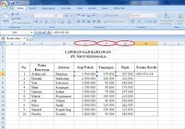 Excel 2007 memiliki banyak fungsi yang bermanfaat untuk para penggunanya. Contoh Laporan Gaji Karyawan Guru Paud