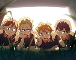1 appearance 2 personality 3 background 4 plot 4.1 karasuno high team formation arc 4.2 interhigh arc 4.2.1 karasuno vs aoba johsai 4.3 spring high preliminary arc 4.3. Hinata Kageyama Tsukishima Yamaguchi Novocom Top