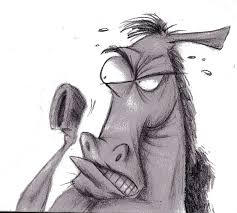 Angry Horse Cartoon Horse Cartoon Animal Caricature Funny Cartoon Drawings
