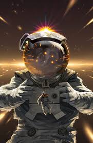Alone To Reflect By Farkwhad On Deviantart Astronaut Art Space Art Space Illustration