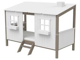 Homeline kinder hochbett mit schreibtisch etagenbett massiver kiefer 90x200 cm (weiss). Haus Und Huttenbetten Fur Kleine Abenteurer Bei 123moebel De