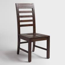 Crafted Of Solid Rubberwood With A Distressed Mahogany Finish Our Rustic Ladder Bac Dining Room Chairs Upholstered Dining Chairs Affordable Dining Room Chairs