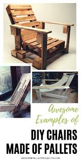 Pallet Chairs And Armchairs Diy Chair Indoor Pallet Furniture Pallet Chair