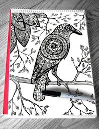Download and print these ravens coloring pages for free. Pin On Zentangle
