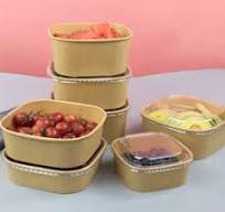 Biodegradable Square Paper Food Containers - Eco-Friendly ...