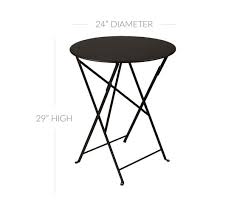 Check out our round bistro table selection for the very best in unique or custom, handmade pieces from our furniture shops. Fermob 24 Metal Bistro Round Table Pottery Barn