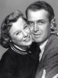 James Stewart and June Allison in "The Glenn Miller Story" 1954