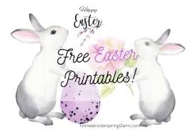 Free printable easter bunny face pattern. Free Easter Printables For Your Home Home At Cedar Springs Farm