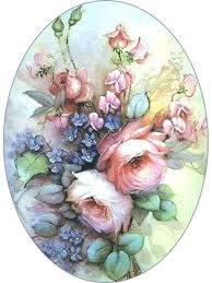 Floral Saved Floral Saved Flower Painting Decoupage Vintage Flower Art