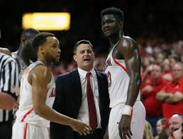 Deandre ayton named in college basketball corruption trial, family friend given $15,000. Arizona Head Coach Sean Miller Center Talks With Forward Deandre Ayton 13 During The Second Half Of An Ncaa College Basketball Game Against Arizona State Saturday Dec 30 2017 In Tucson A