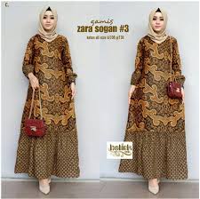 Jadi, jangan khawatir dinilai kolot ketika pergi ke kondangan dengan mengenakan baju kebaya, karen dengan mengenakan baju ini anda pasti akan terlihat sangat. Gamis Batik Kombinasi Remaja Modern Model Baju Pesta Bagus 2020 Lazada Indonesia