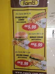 Ramly burger akan mula terima pembayaran kad dan ewallet di semua cawangan siapa yang tak kenal ramly burger kan. C Mart Ramly Halal Kiosk Home Simpang Ampat Penang Menu Prices Restaurant Reviews Facebook