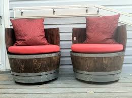 Customer Photo Gallery Cushion Source Wine Barrel Chairs Barrel Furniture Barrel Decor