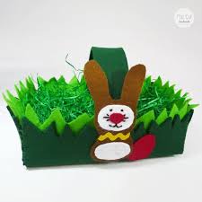 Unsere vorlage für das osterkörbchen basteln hilft ihnen dabei. Osternest Aus Filz Handmade Kultur