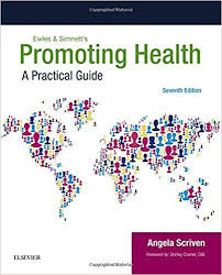Ewles Simnett S Promoting Health A Practical Guide 7e Amazon Co Uk Angela Scriven Ba Hons Med Certed Frsph Miuhpe 9780 Definition Of Health Buch Health
