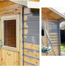 Wir streichen ein gartenhaus in schwedenrot. Anleitung Gartenhaus Mit Deckfarbe Streichen Baufix