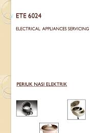 Kedudukan perati alatan elektrik bersama litar contoh: Periuk Nasi Elektrik