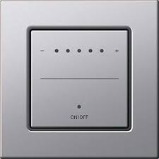 Touch Light Dimmer Switch With Led Indicator Gira Modern Light Switches Light Dimmer Switch Light Switches And Sockets