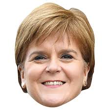 From the civil service, from her colleagues, from the public, from her friends and family. Nicola Sturgeon Cardboard Face Mask Partyrama