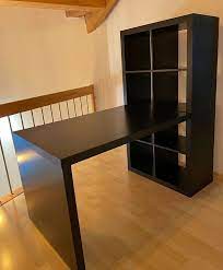 Kallax tumblr ikea regal source. Ikea Expedit Regal 2x4 Schreibtisch Schwarz Gepflegt Kallax In Bayern Regensburg Ebay Kleinanzeigen