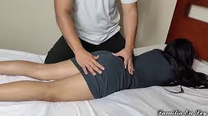 step Give me a massage please let me hurt my leg - I take advantage of my  step brother's young wife by doing massages - XNXX.COM