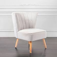 Grey Comfy Upholstered Chair Scroll Back Dining Chairs Linen With Oak Legs Ebay Upholstered Chairs Arm Chairs Living Room Chair