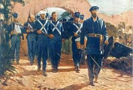 General Quitman Entering Mexico City Tom Lovell Mexican American War Us Mexican War Mexican War