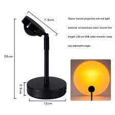 Seyurigaoka Projection Sunset Light With 90 Rotatable Rainbow Bedroom Lamp Walmart Com Walmart Com