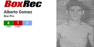BoxRec: Alberto Gomez