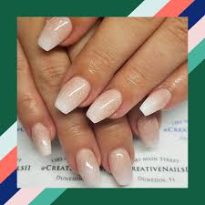 Prep the nail by pushing the cuticles back and filing the nail into your desired shape. 11 Dip Powder Manicures That Will Make You Give Up Gels And Acrylics Brit Co