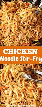 Make This Spicy Chicken Noodle Stir Fry Recipe Easy Chicken Dinner Recipes Mexican Food Recipes Easy Easy Chicken Recipes
