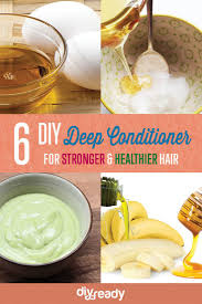 Egg makes for a great natural conditioner for curly hair because it contains vitamin a that boosts sebum production, and thus, increases your hair's ability to moisturize itself. 6 Diy Deep Conditioner Recipes Diy Projects Craft Ideas How To S For Home Decor With Videos Diy Deep Conditioner Healthier Hair Diy Deep Hair Conditioner