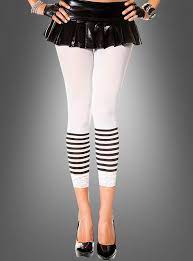 ( 4.0) out of 5 stars. White Capri Leggings With Stripes Kostumpalast De
