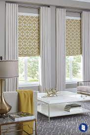 White color in milky and yellow shades will complement the image. Premium Roman Shades Blinds Com In 2021 Window Treatments Living Room Living Room Blinds Curtains Living Room