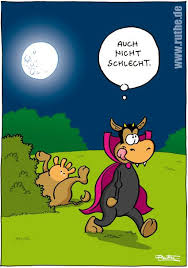 Vampir Kuh Vampirkuh Blut Milch Nacht Mond Vollmond Tot Halloween Wiese Dunkel Auch Nicht Schlecht Lustige Cartoons Ruthe Ruthe Cartoon