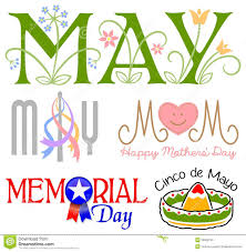 May Events Clip Art Set Eps May Events Clip Art Cinco De Mayo