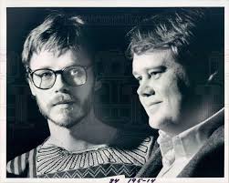 1986 Comedians Don Becker & Louie Anderson Press Photo