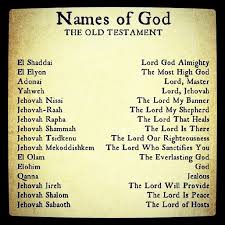 Picture Chart Of The Names Of God Old Testament Copy Paste Share Text Print Names Of God Bible Knowledge Bible Scriptures