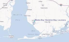 weeks bay vermilion bay louisiana tide station location guide