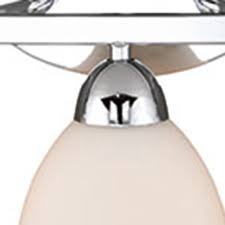 It's made from metal and features a circular backplate with a horizontal arm that supports three geometric glass globe shades that house the 40w bulbs. Patriot Lighting Orion 5 Light Vanity Light At Menards