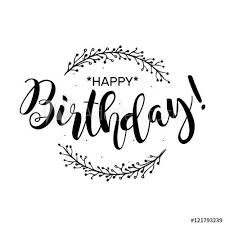Alles Gute Zum Geburtstag Schone Grusskarte Alles Gute Zum Geburtstag Kalligraphie Alles Gute Zum Geburtstag Schrift Alles Gute Zum Geburtstag Typografie