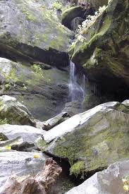 It's right on the left hand side of the road and i've driven past it on my last two trips on the drive to access the other two falls trail heads but have never stopped before. Place Of A Thousand Drips This Waterfall Is A Low Flow Fall That Can Be Seen From Your Vehicle It Is Located At Roar Nature Trail Waterfall Hikes Waterfall