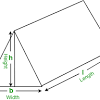 This is the common formula for dimensions for anything on any website, so it makes sense that amazon follows this. 1