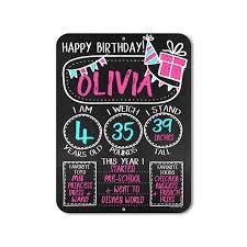 See more ideas about birthday chalkboard, happy birthday chalkboard, happy birthday. Amazon Com Birthday Milestone 9 X 12 Chalkboard Style Reusable Metal Photo Prop For Babies And Toddlers Customizable With Liquid Chalk Markers Not Included Baby