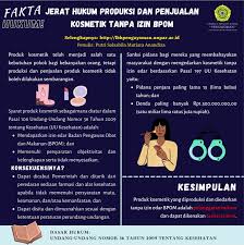 Maybe you would like to learn more about one of these? Jerat Hukum Produksi Dan Penjualan Kosmetik Tanpa Izin Bpom Lbh Pengayoman Unpar