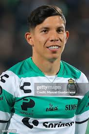 Aldo Lopez of Santos looks