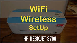 How To Do Wifi Setup Of Hp Deskjet 3700 Series All In One Printer Youtube