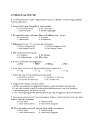 Berilah tanda silang pada huruf a, b, c atau d untuk jawaban yang benar menurut anda dibawah ini. Contoh Soal Tes Pmr