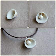 A Few Days Ago I Came Back From Beautiful Florida Where I Was Celebrating My Beautiful Cousin S Wedding My Fam Shell Necklace Diy Pearls Diy Seashell Jewelry
